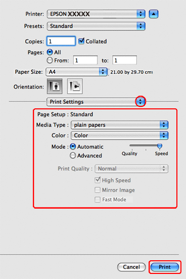 epson printer utility 4 mac