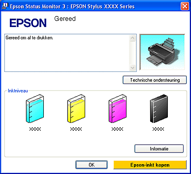 Epson status monitor не видит принтер