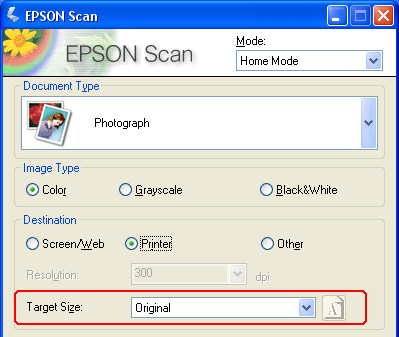 Выбор Настроек Программы Epson Scan